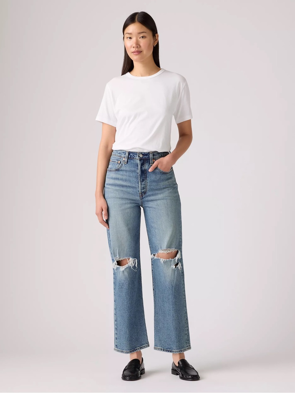 Levi's Ribcage ankle straight jeans - Picture 1 of 5